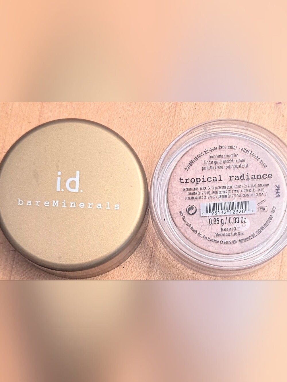 Bare Minerals Escentuals TROPICAL RADIANCE Mineral Shimmer Powder 3g Seald New